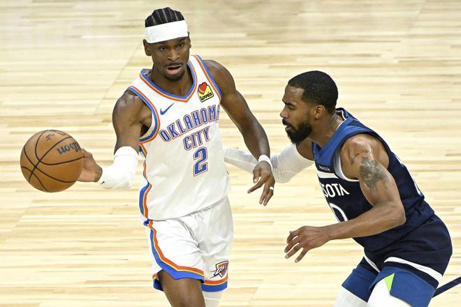 雷霆半场领先森林狼8分：亚历山大21+5+6强势爆发，华子仅4分表现低迷