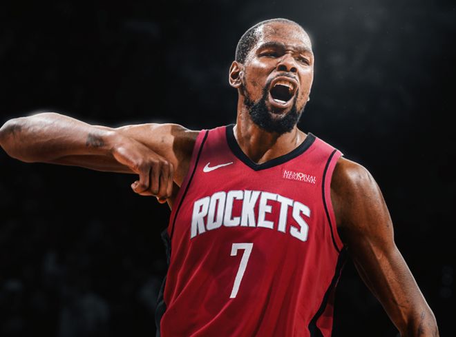 杜兰特2年1亿续约火箭！比顶薪少2210万，震惊NBA