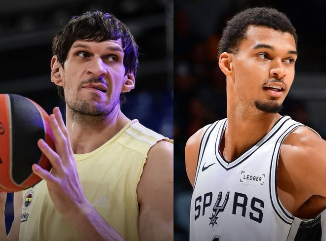 文班亚马或已长到2米31？博班惊叹：抬头看他都觉得不可思议